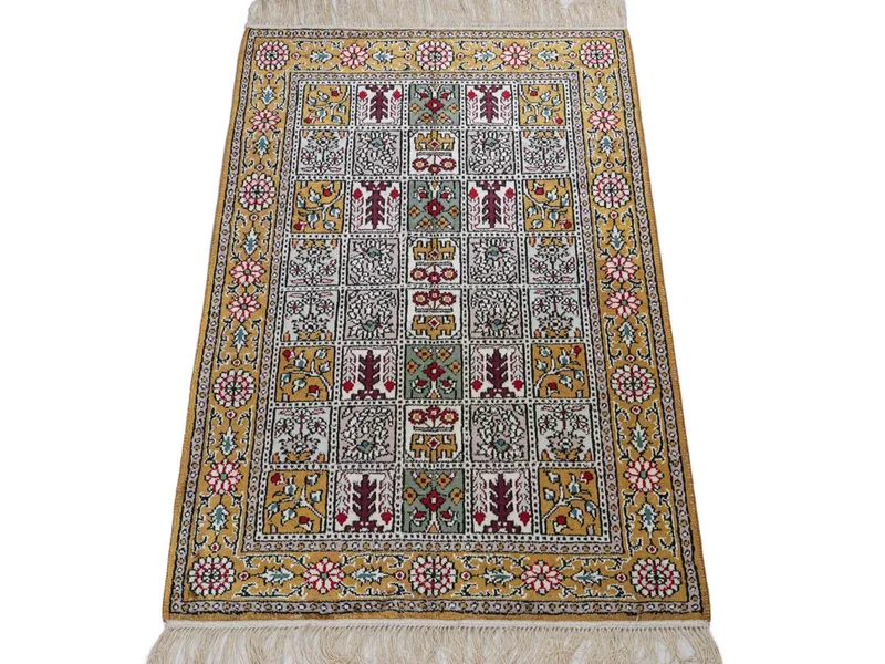 China Seide Teppich 63x93cm - Orientteppich - mehrfarbig