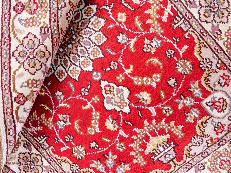 China Seide Teppich 60x92cm - Orientteppich - rot