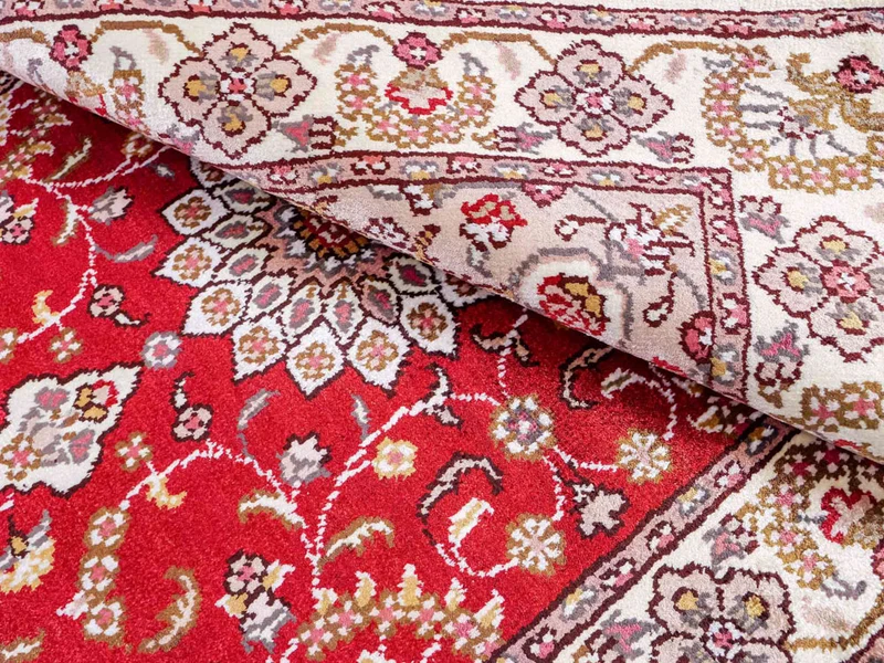 China Seide Teppich 60x92cm - Orientteppich - rot
