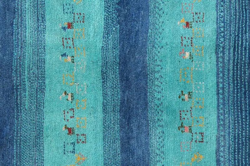 Gabbeh Sonnat · Handgeknüpft – Bunt, 193x154 cm