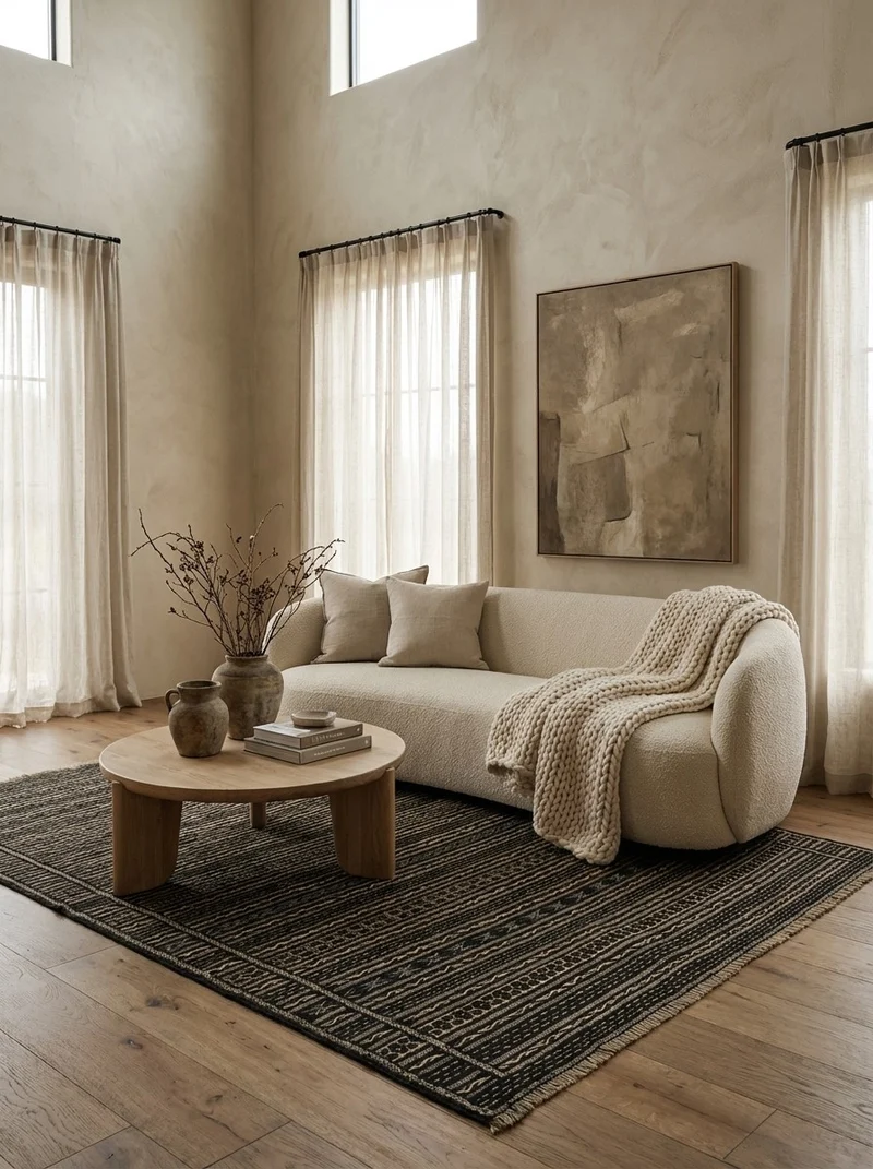 Kelim Kordi · Handgewebt – Beige, 247x169 cm