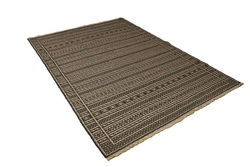 Kelim Kordi · Handgewebt – Beige, 247x169 cm