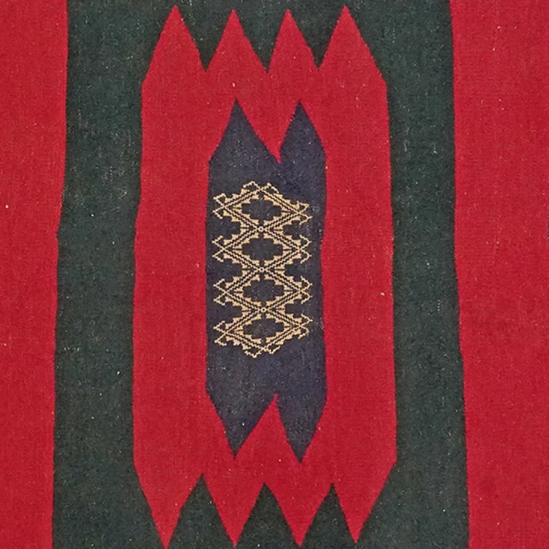 Sofreh Afshar · Handgewebt – Rot, 126x124 cm