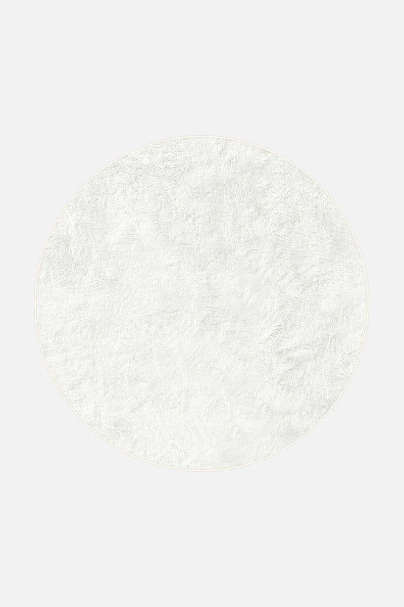 Flausch Mono Schnee Teppich