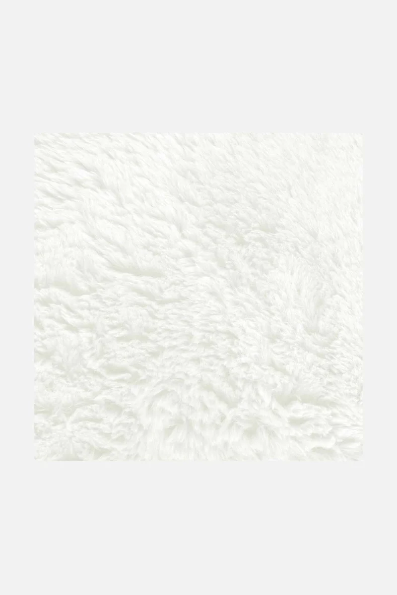 Flausch Mono Schnee Teppich