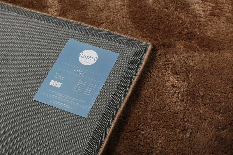 Teppich Braun Hochflor B-Ware "Lulu" Homie Living