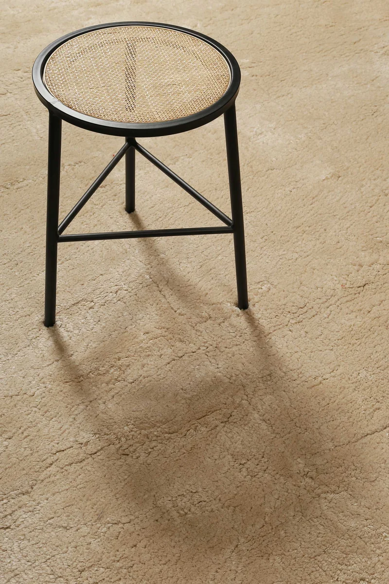Teppich Creme Beige Hochflor B-Ware "Lulu" Homie Living