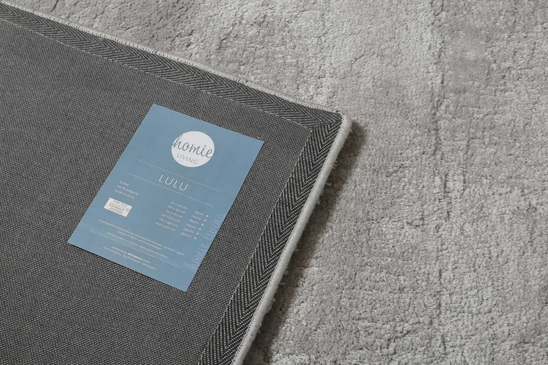 Teppich Hellgrau Hochflor B-Ware "Lulu" Homie Living