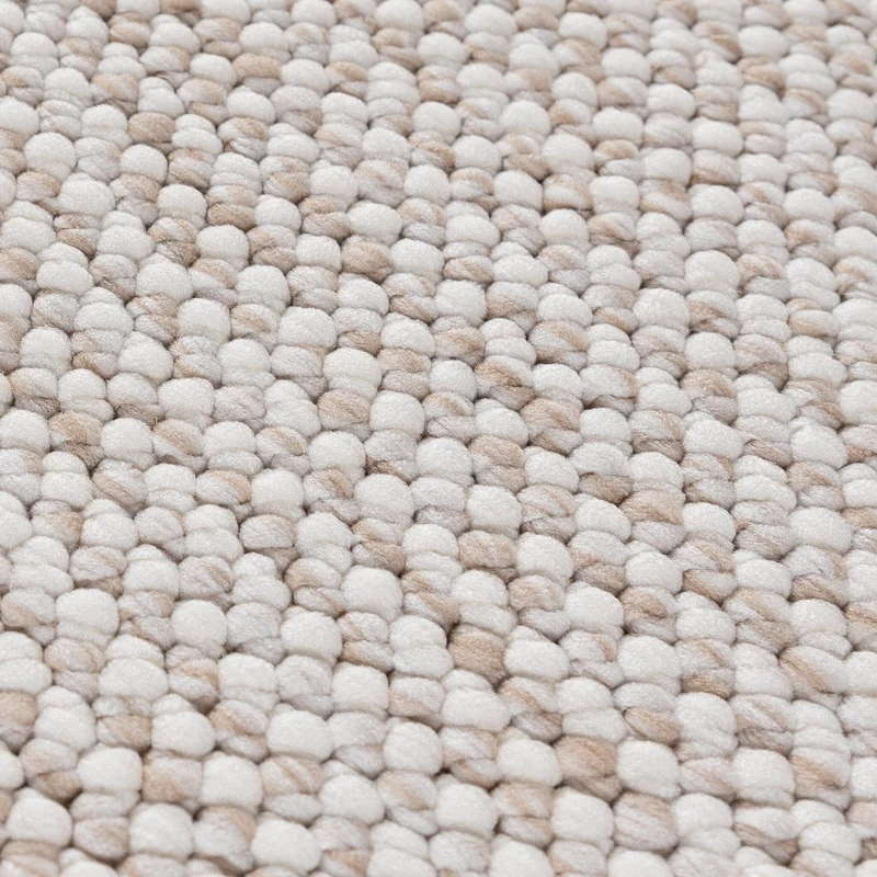 Kurzflor Teppich - Lykke Creme