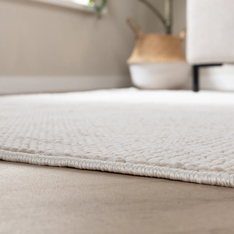 Kurzflor Teppich - Lykke Creme