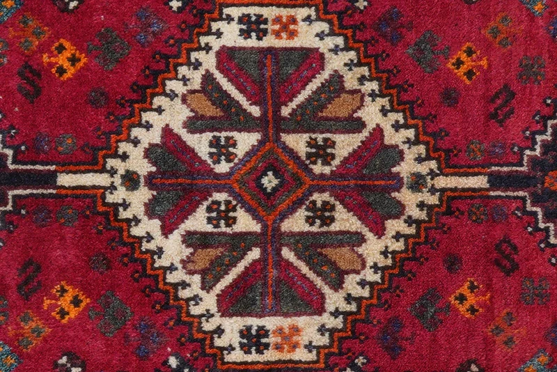 Gashgai · Handgeknüpft – Rot, 164x114 cm