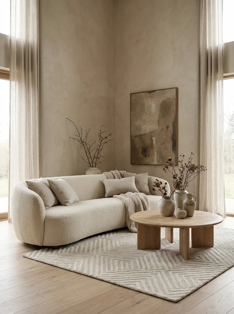 Maze · Handgetuftet – Beige, 180x120 cm