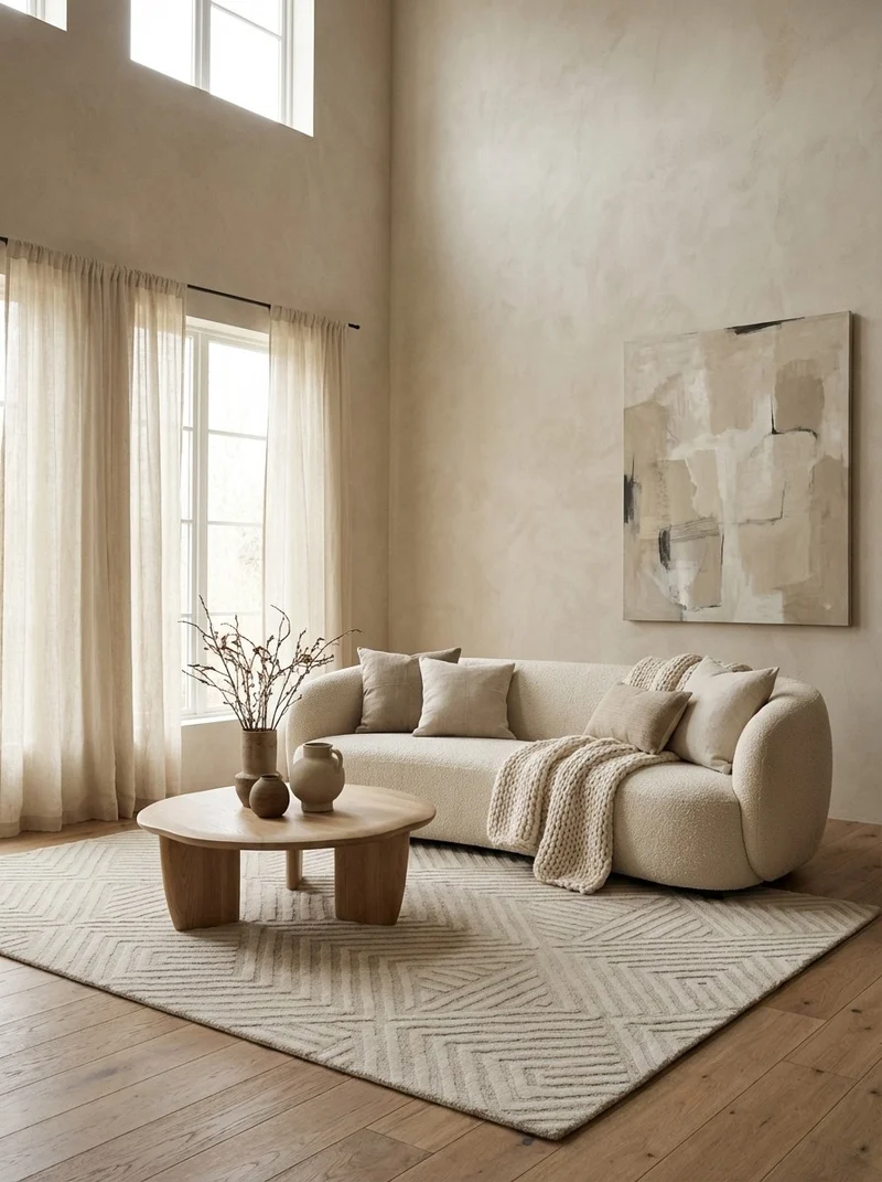 Maze · Handgetuftet – Beige, 240x170 cm