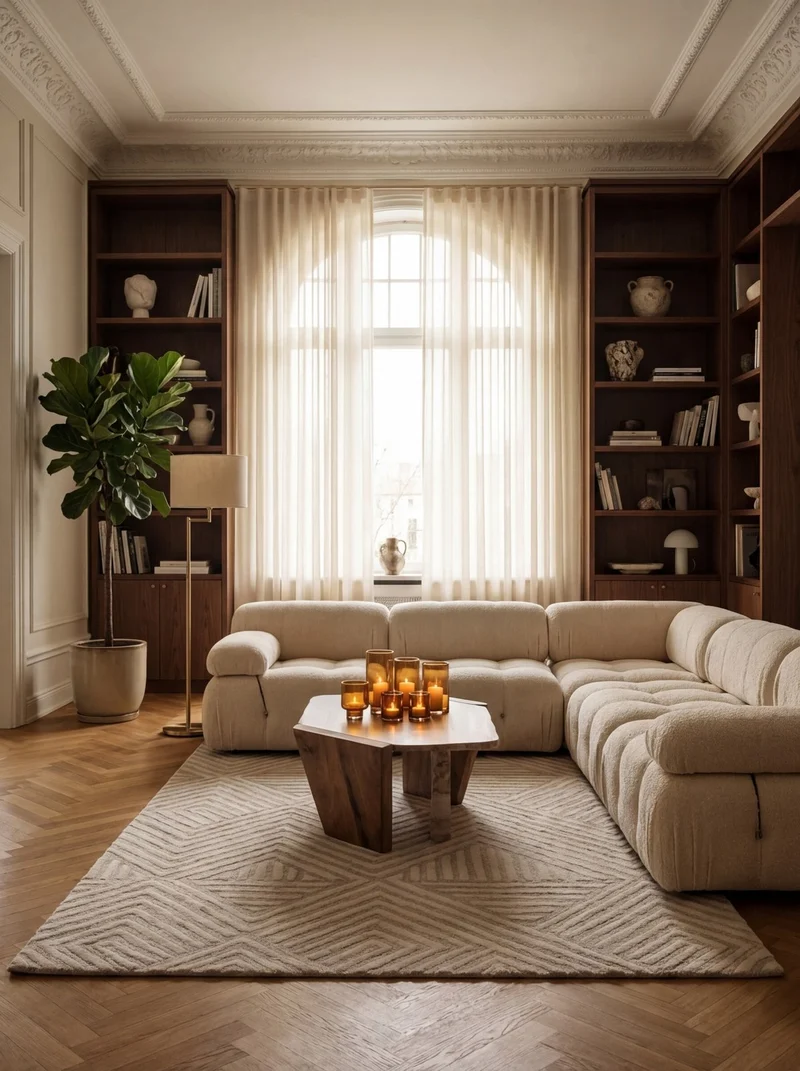 Maze · Handgetuftet – Beige, 240x170 cm