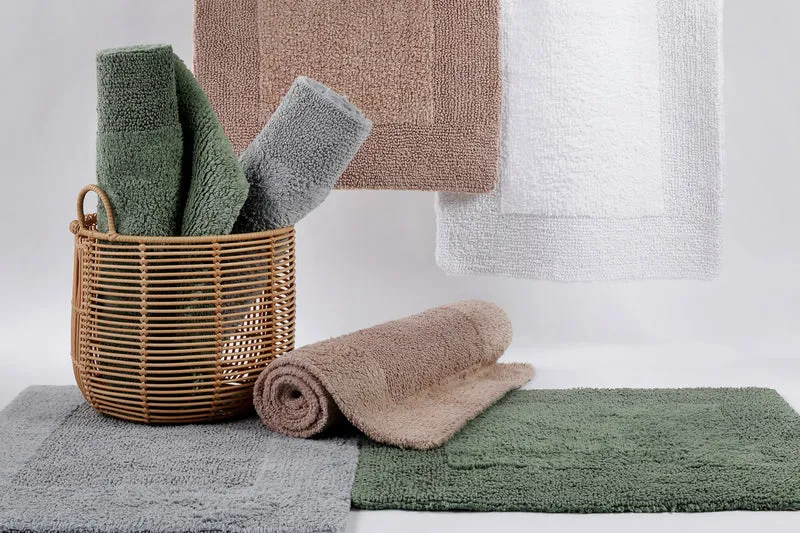 Badteppich Weiß "Finn" WECONhome Basics