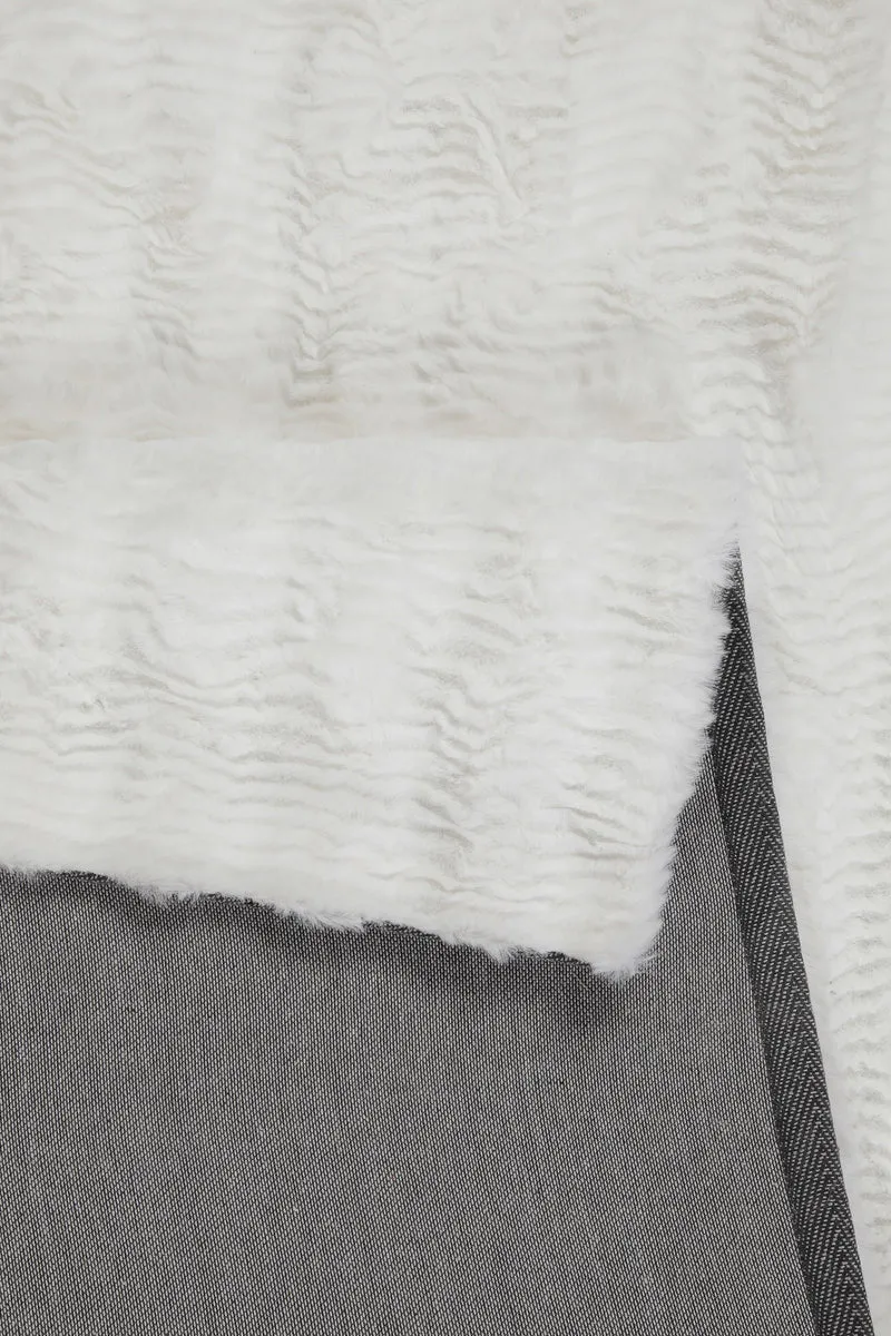 Esprit Teppich Weiß und sehr flauschig Hochflor "Alice Beach"