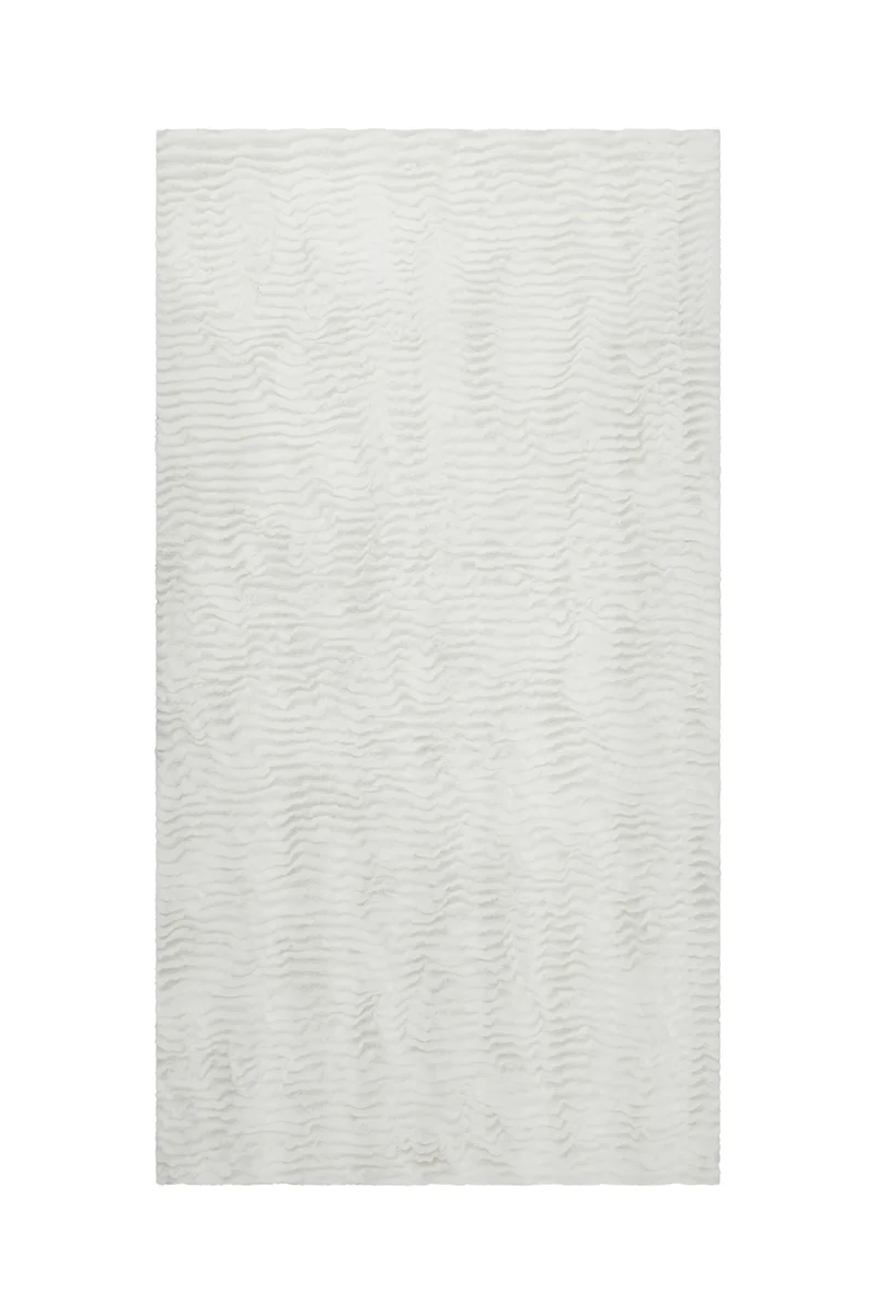 Esprit Teppich Weiß und sehr flauschig Hochflor "Alice Beach"