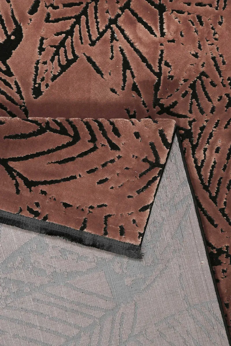 Esprit Kurzflor Teppich Cognac Braun "Inga"