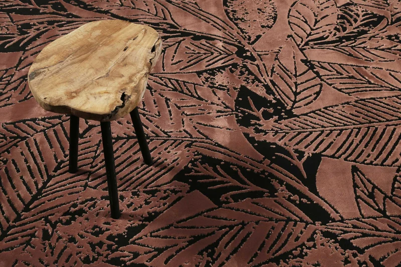 Esprit Kurzflor Teppich Cognac Braun "Inga"