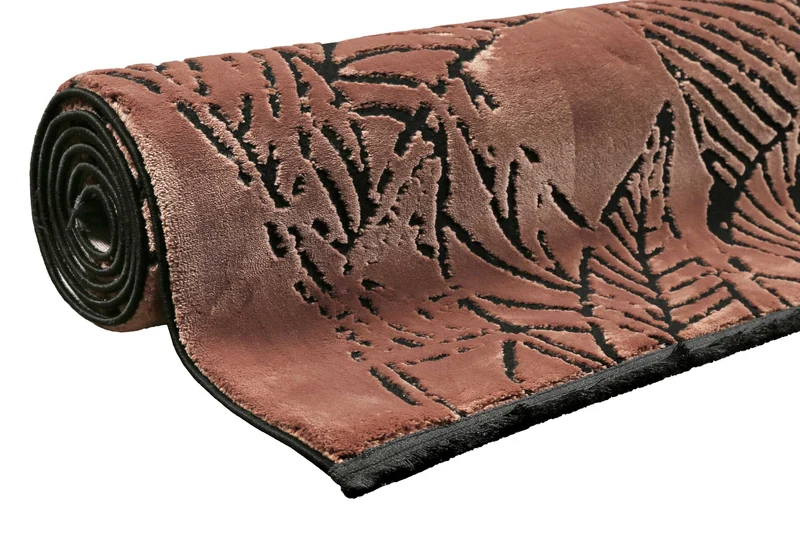 Esprit Kurzflor Teppich Cognac Braun "Inga"