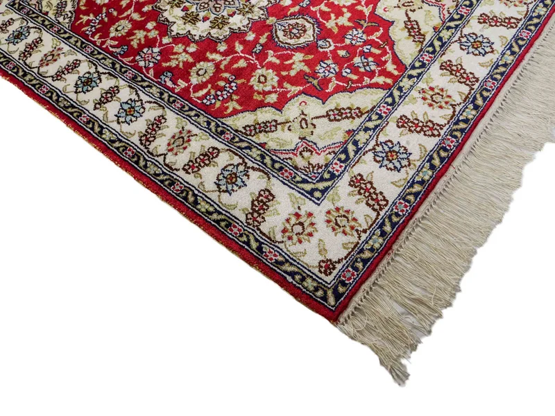China Seide Teppich 60x89cm - Orientteppich - rot