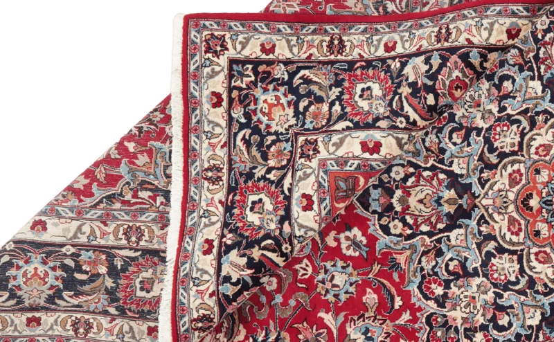 Mashad · Handgeknüpft – Rot, 338x247 cm