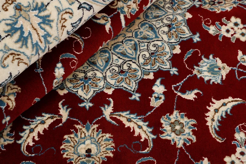 MY-RUG Teppich "Nain Kashmar" Medaillon-Design, Handgeknüpft