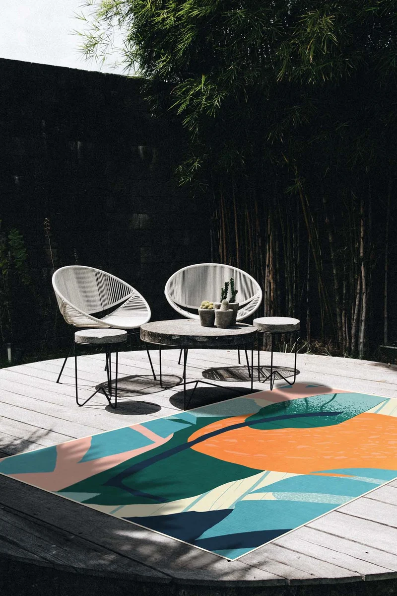 Outdoor Sommer Traum Teppich