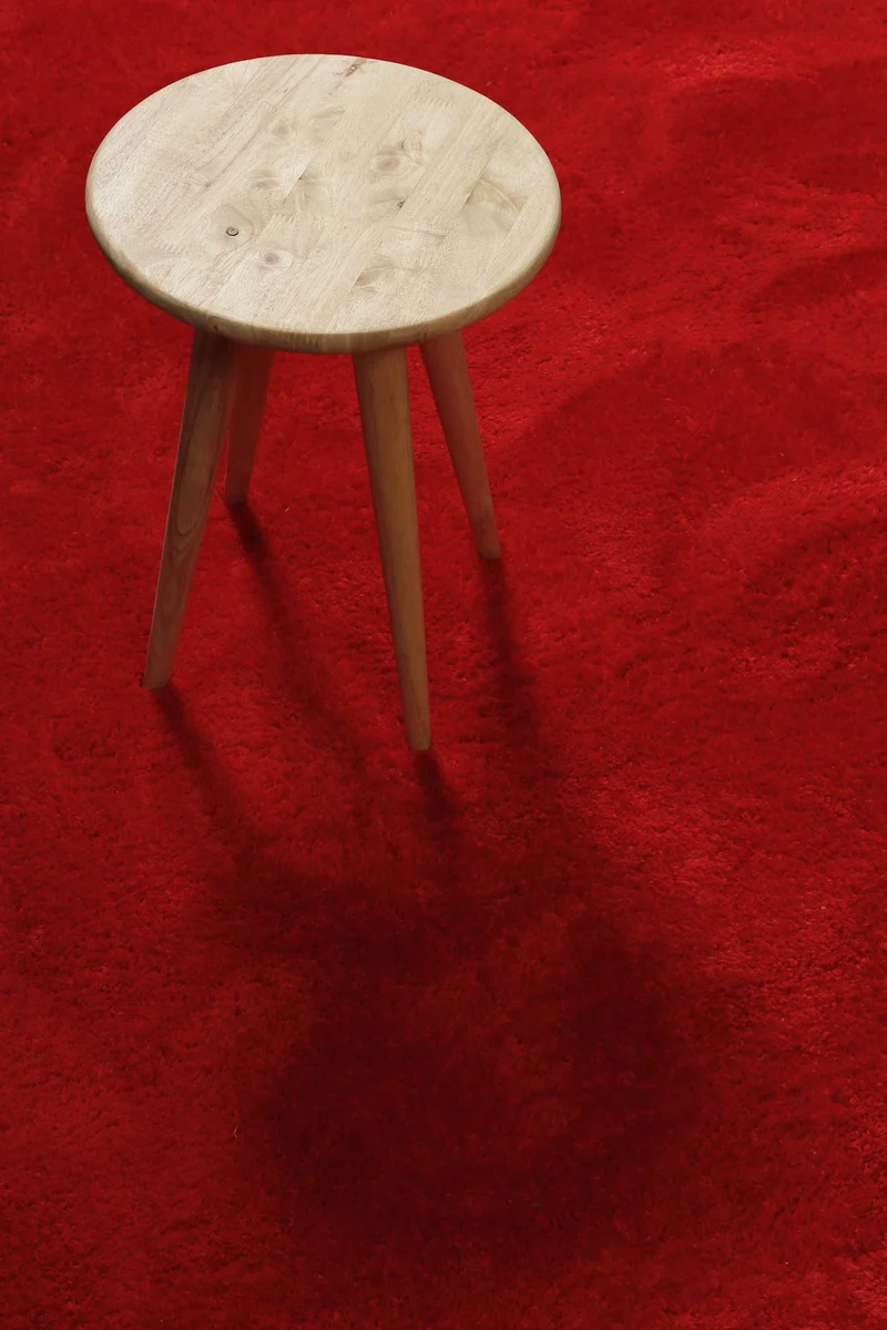 Teppich Rot Hochflor B-Ware "Lola" Homie Living