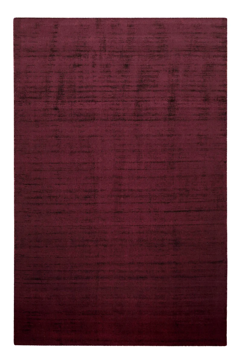 Teppich Bordeaux Rot Kurzflor "Miramonti" Homie Living