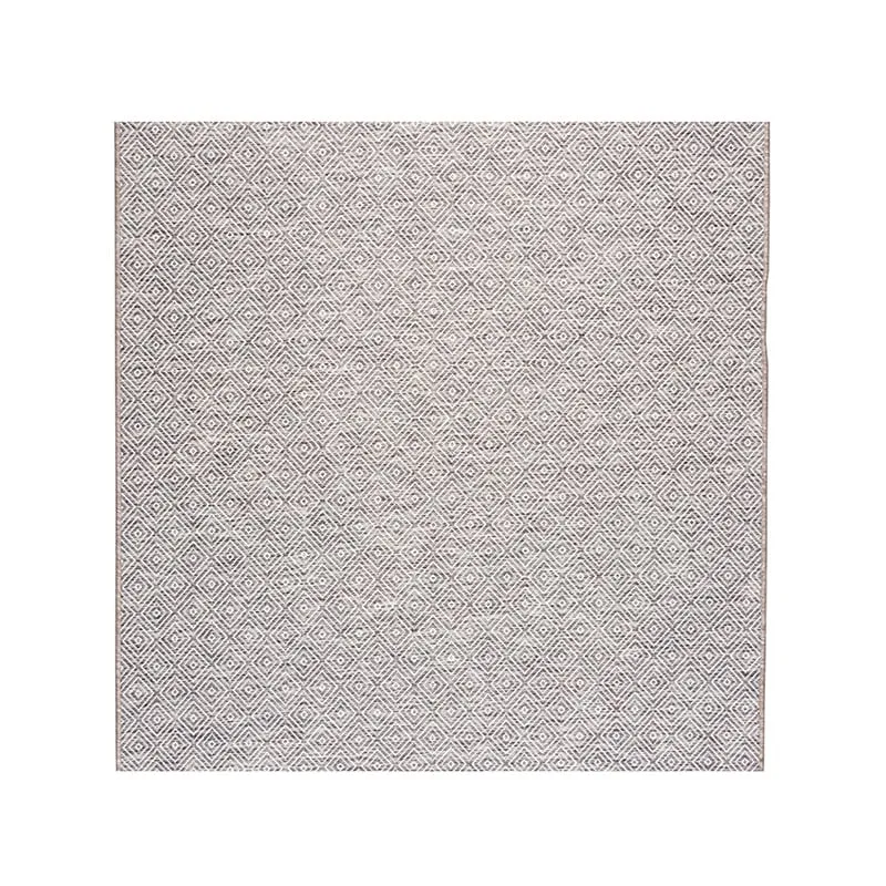 In- & Outdoor Teppich Quadrat - Summer Tile Hellgrau