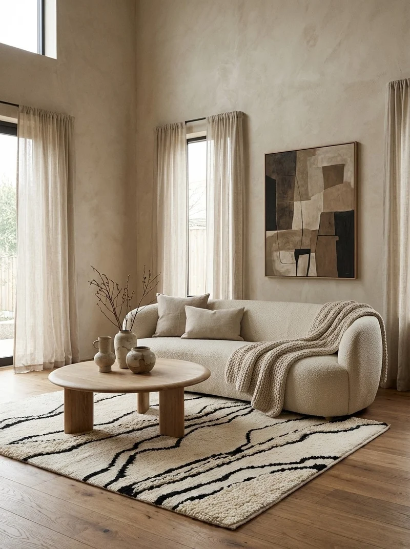 Morrocan Mirage · Handgetuftet – Beige, 240x170 cm