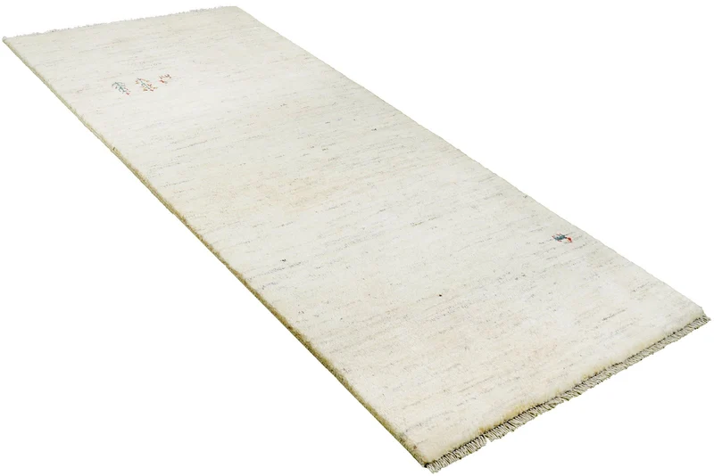 Gabbeh · Handgeknüpft – Beige, 207x88 cm