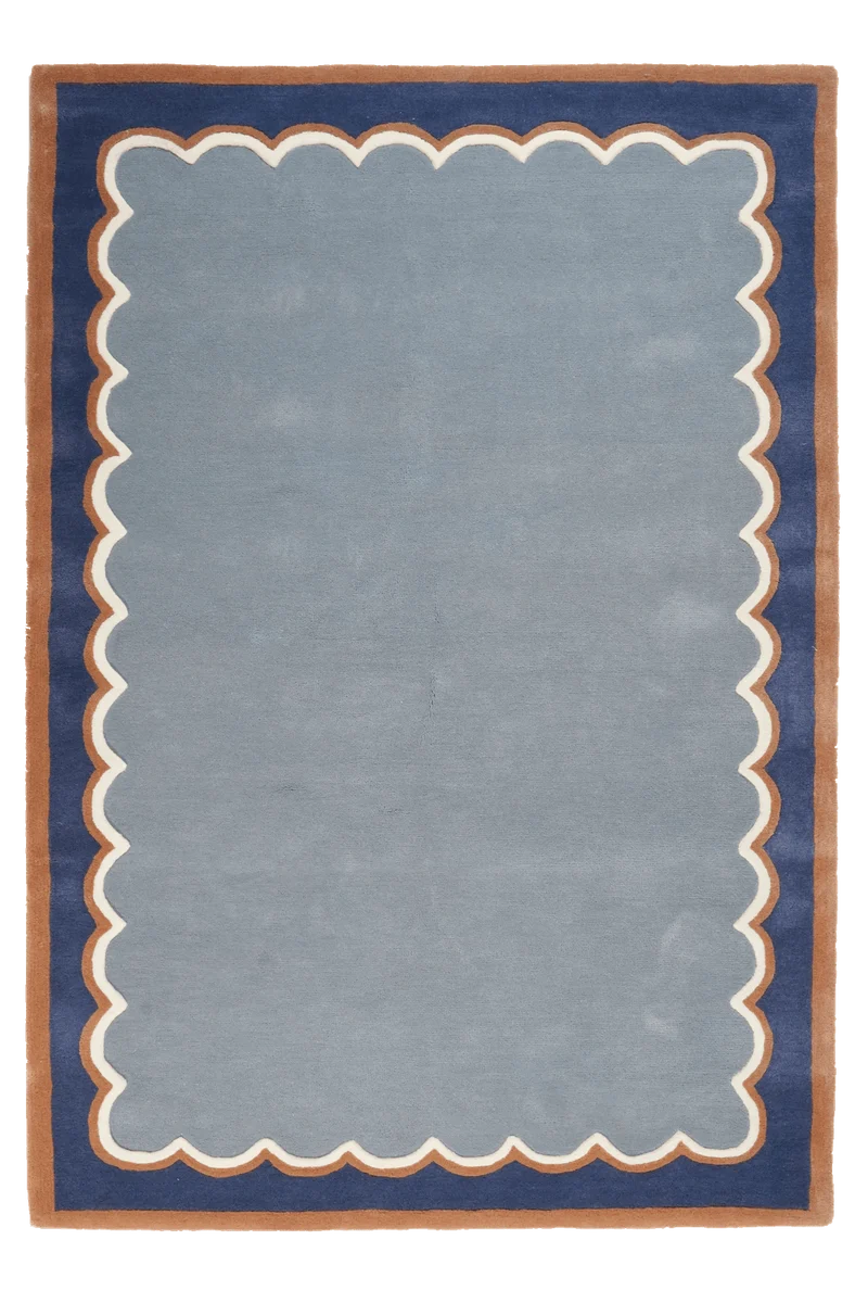Brielle · Handgetuftet – Blau, 160x230 cm