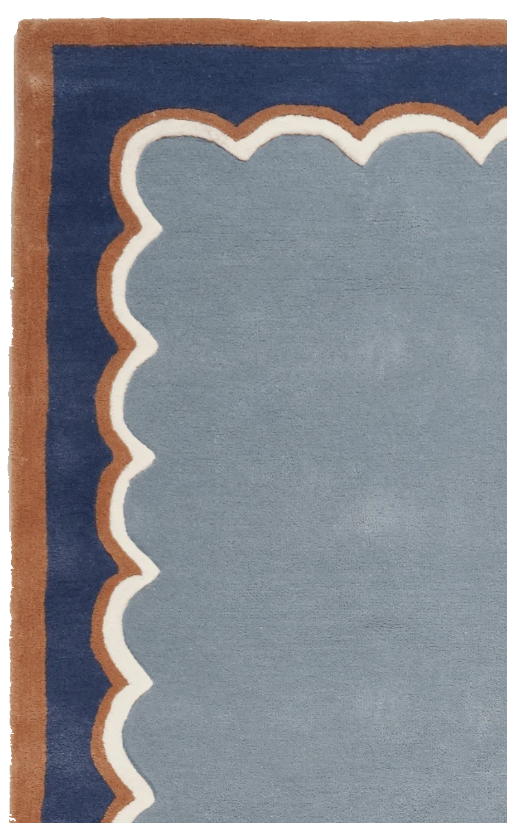 Brielle · Handgetuftet – Blau, 160x230 cm