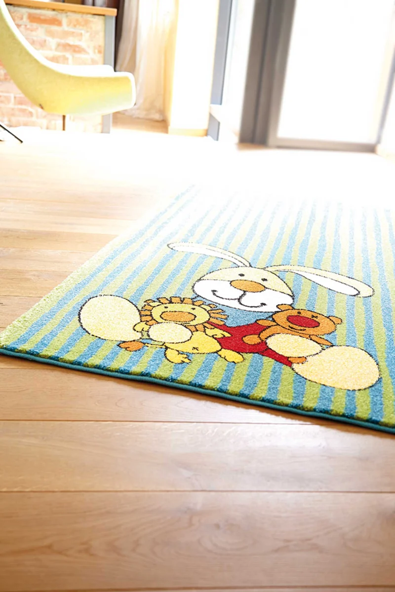 Sigikid Kinderteppich Blau "Semmel Bunny"