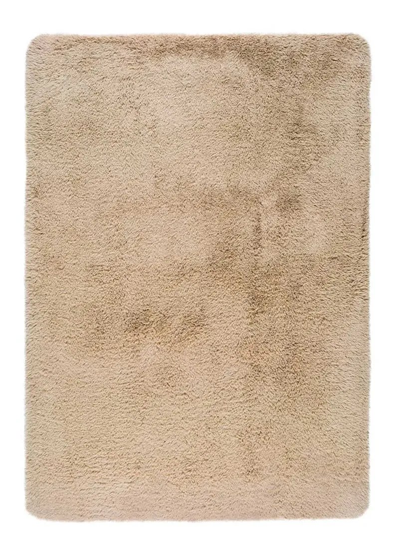Alfombra de pelo alto Alpaca Liso Beige