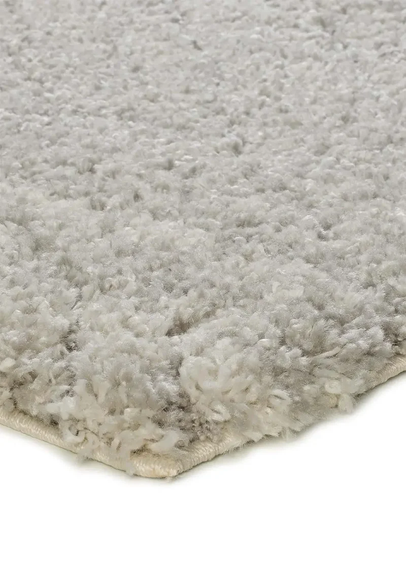 Alfombra shaggy estilo escandinavo Atesa 80365 Plata