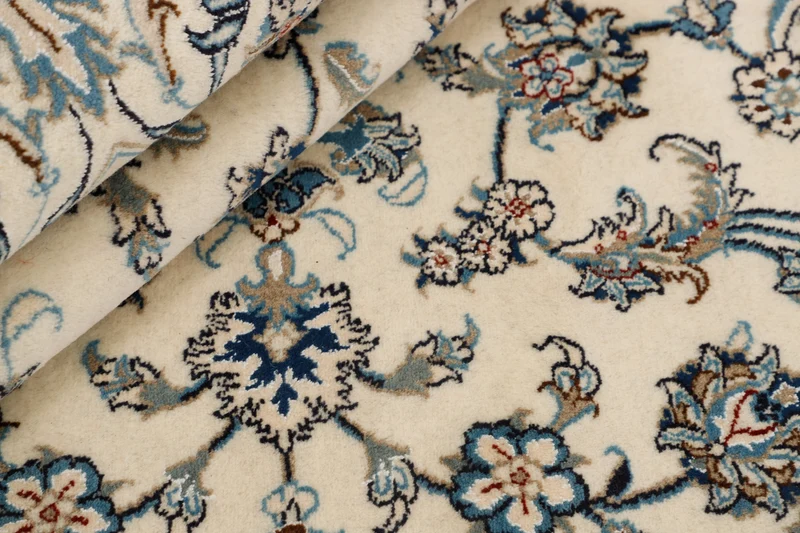 MY-RUG Teppich "Nain Kashmar" Medaillon-Design, Handgeknüpft