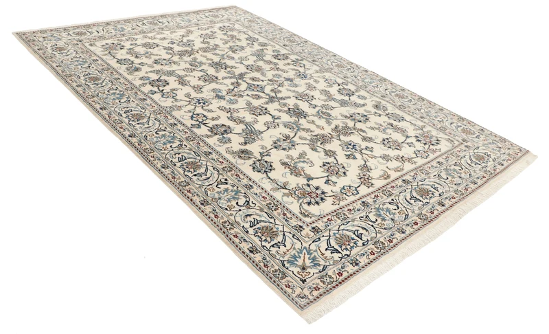 MY-RUG Teppich "Nain Kashmar" Medaillon-Design, Handgeknüpft