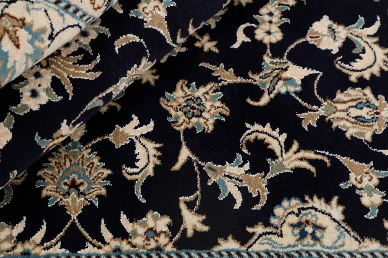 MY-RUG Teppich "Nain Kashmar" Medaillon-Design, Handgeknüpft