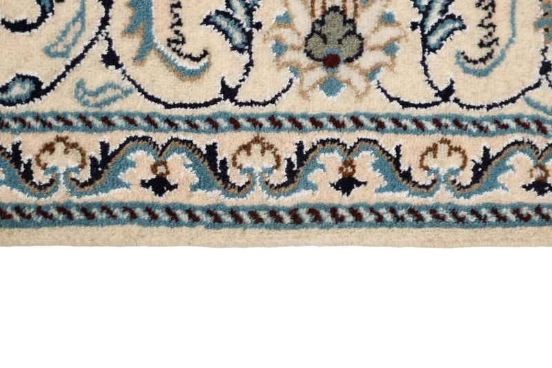 MY-RUG Teppich "Nain Kashmar" Medaillon-Design, Handgeknüpft