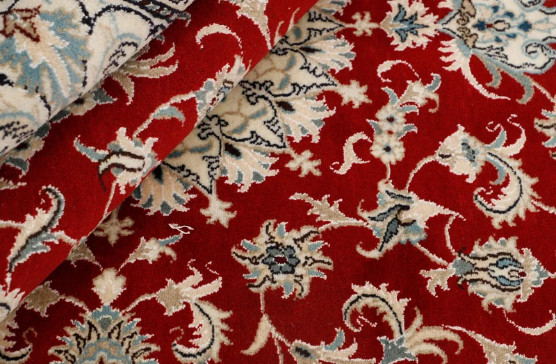 MY-RUG Teppich "Nain Kashmar" Medaillon-Design, Handgeknüpft
