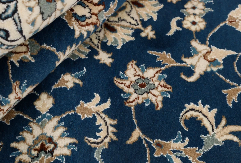 MY-RUG Teppich "Nain Kashmar" Medaillon-Design, Handgeknüpft