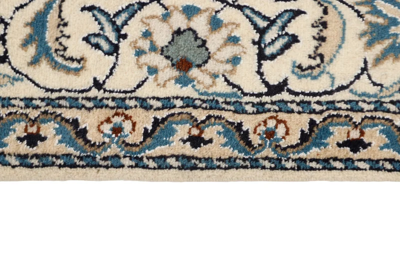MY-RUG Teppich "Nain Kashmar" Medaillon-Design, Handgeknüpft