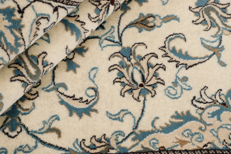 MY-RUG Teppich "Nain Kashmar" Medaillon-Design, Handgeknüpft