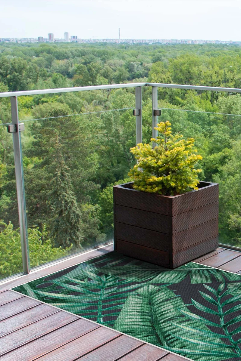 Outdoor Tropischer Garten Teppich