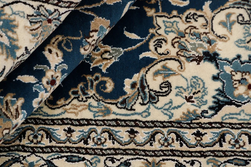 MY-RUG Teppich "Nain Kashmar" Medaillon-Design, Handgeknüpft