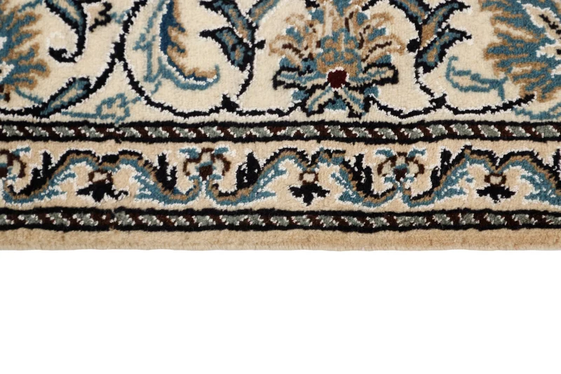 MY-RUG Teppich "Nain Kashmar" Medaillon-Design, Handgeknüpft