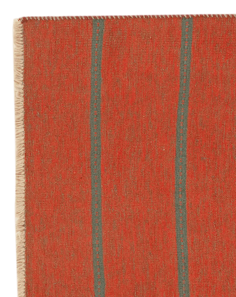 Kelim Gashgai · Handgewebt – Orange, 201x94 cm